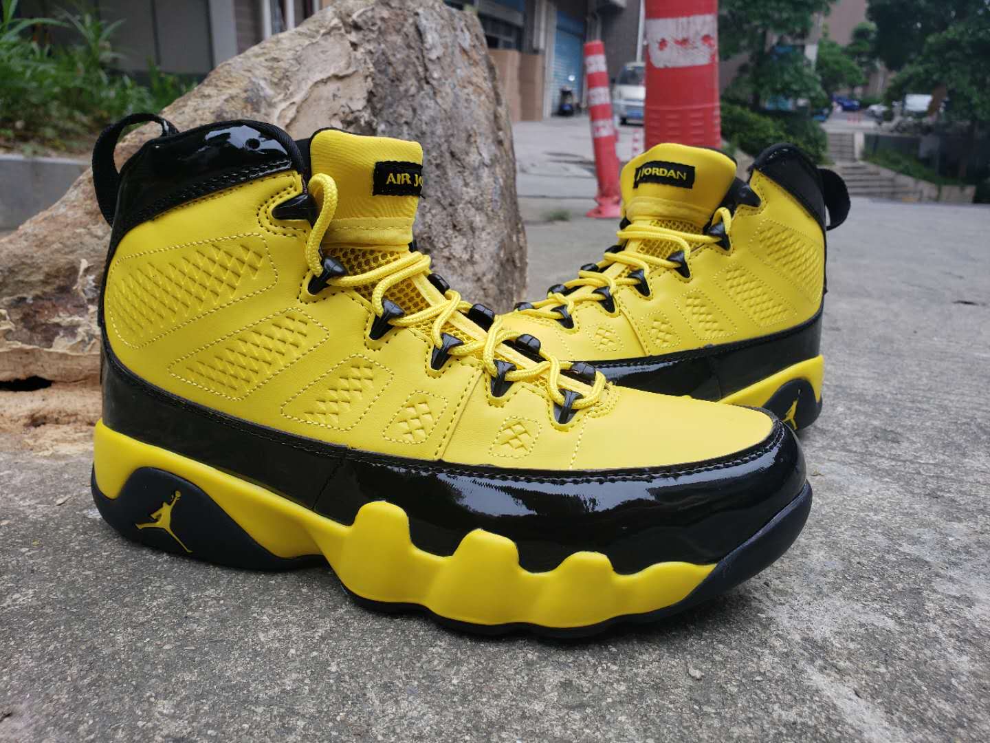 2019 Air Jordan 9 Bumblebee Yellow Black Shoes - Click Image to Close